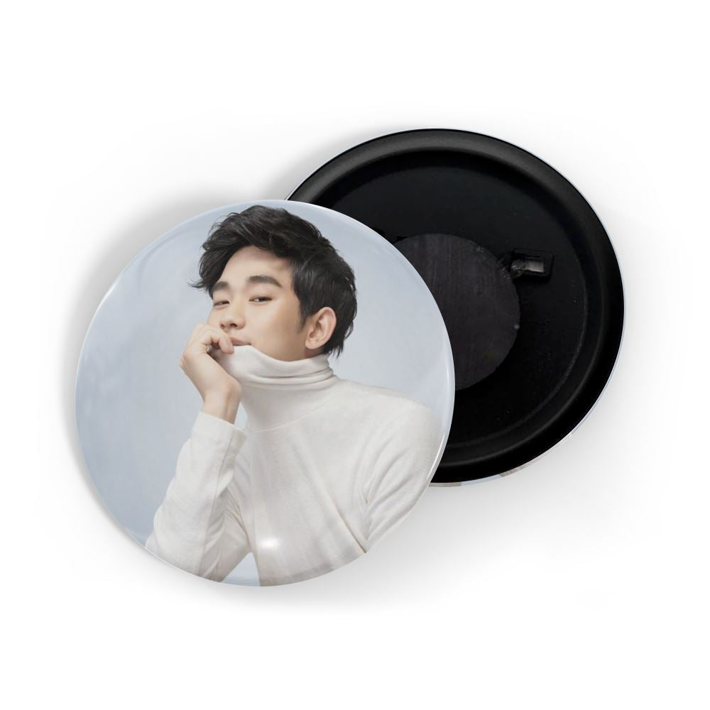 dhcrafts Fridge Magnet K-Drama Korean Actor Multicolour Kim Soo-hyun D4 Glossy Finish Design Pack of 1